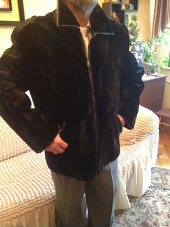 Полушубок мужской мутоновый