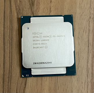 Процессор xeon e5-2603v3 6-core 1.6G, SR20A