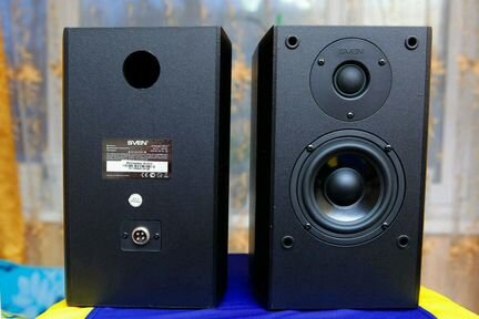 Колонки Sven 2x30 ват пассивные с проводами xlr
