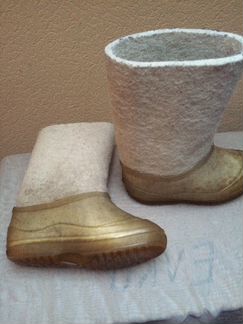 Валенки с галошами
