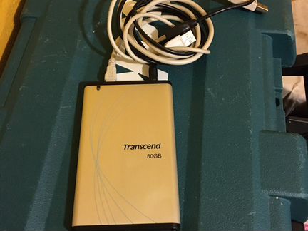 Внешний накопитель Transcend 80gb