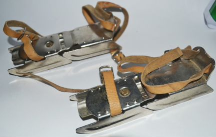 Коньки 2- полозные для малышей винтаж СССР