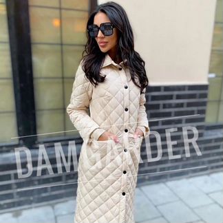 Пальто стеганое женское