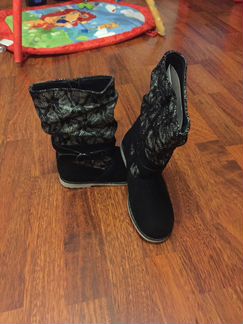 Новые кожаные сапоги Котофей на флисе