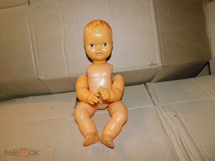 Большая старинная кукла пупс,период СССР