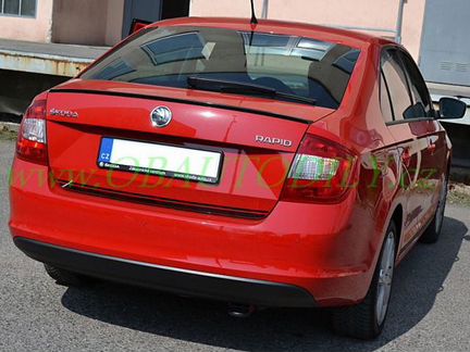 Lip спойлер Skoda Rapid