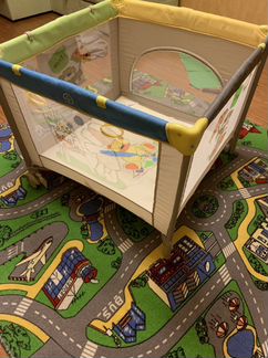 Манеж-кроватка + матрас