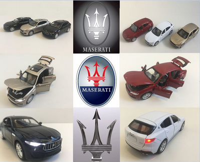 Коллекционная модель Maserati Levante.Свет, звук