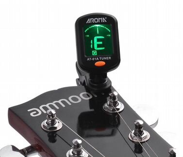 Тюнер aroma AT-01А настройки струнных инструментов