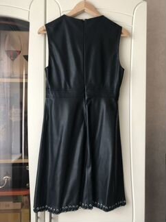 Кожаный сарафан платье 42-44 размера