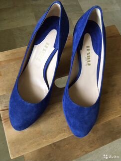 Туфли женские фиолетовые замшевые размер 37