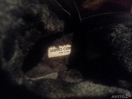 Mario cerutti сапоги. зима. оригинал