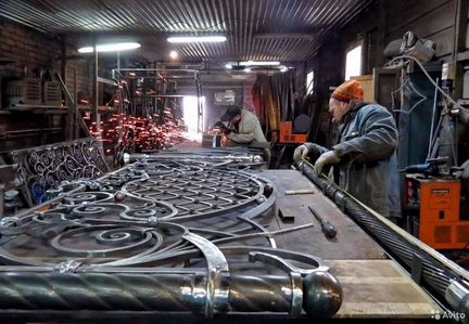 Кованые ворота, перила, заборы, навесы, калитки