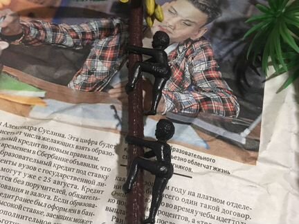 Игрушки негры и пальмы