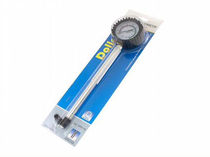 Компрессометр 16 Атм., прижимной, длинный, ваз 16V, Dollex KPS-18