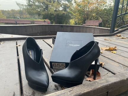 Туфли Ботильоны Yves Saint Laurent Paris YSL