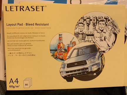 Letraset layout pad бумага для маркеров