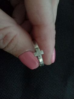 Кольцо серебро