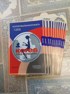 17шт копировальная бумага Kores 1200 А4