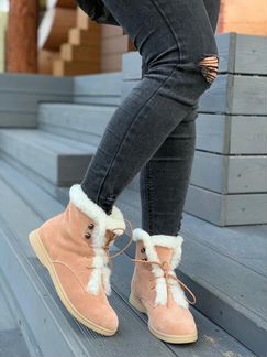 Ботинки Loro Piana бежевые