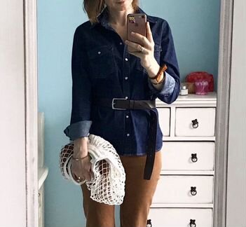 Джинсовая рубашка