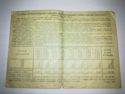 Бона СССР 1и3руб.1938,облигация 10руб.1939, 1дирам