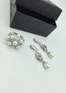 Коллекция Chanel. серьги. кольцо