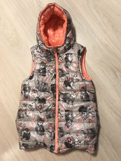 Жилет двухсторонний на девочку