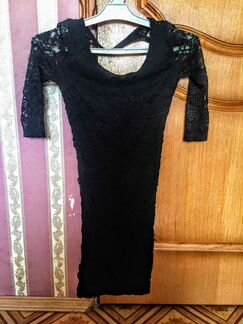 Платья кружевные, белое и чёрное