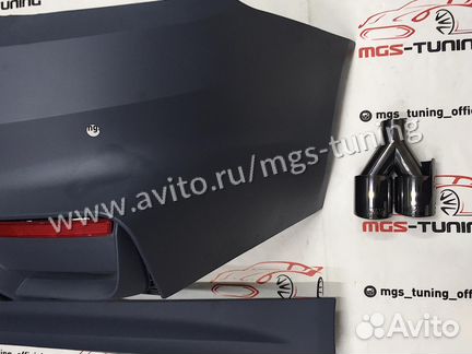Обвес BMW 4 series f32 M4 + ноздри черные насадки