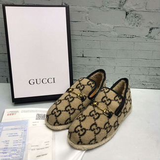 Зимние эспадрильи Gucci