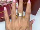 Тройное кольцо cartier 17,5-18 размер