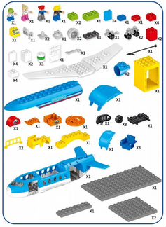 Большой Аэропорт, Gorock 1007 Lego Duplo 5595