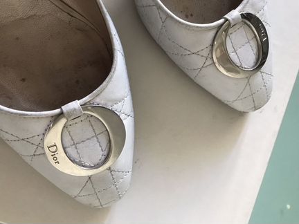 Туфли белые Christian Dior