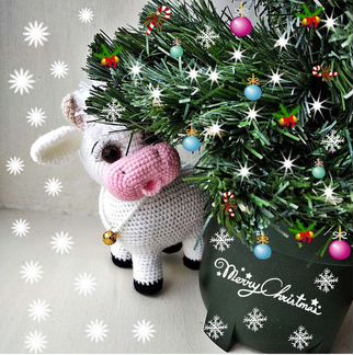 Игрушка амигуруми Бычок