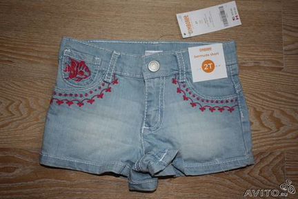 Новые джинсовые шорты Gymboree р-р 2T