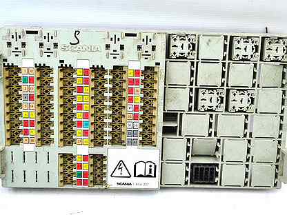 Схема предохранителей скания 3