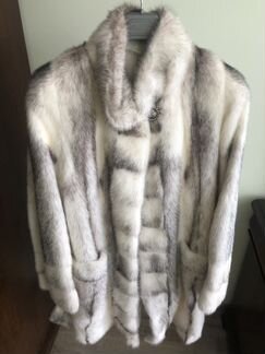 Шуба из норки + 2 шапки