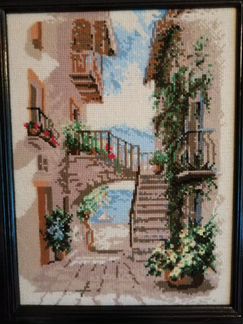 Вышитые крестом картины