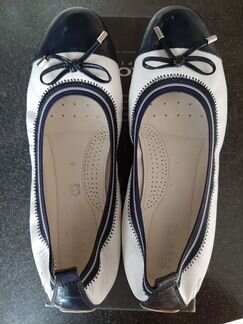 Туфли (балетки) geox кожа