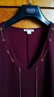 Бордовое платье, Остин, летучая мышь, 50 размер