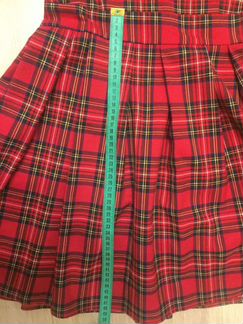 Платье женское красное в клетку Mixalevskaya 42 ра