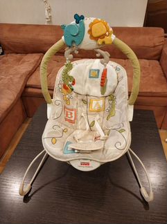 Шезлонг качалка fisher price