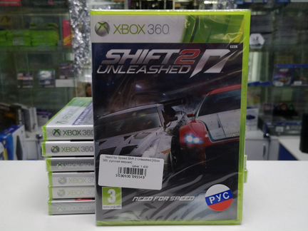 Xbox 360 Need for Speed Shift 2 Uleashed новый