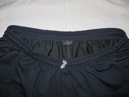 Брюки спортивные тёмно-синие на резинке (11-12XL)