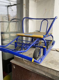 Детские санки с колесами