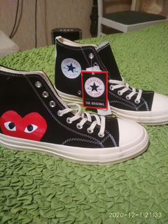 Кеды converse play Comme des garcons