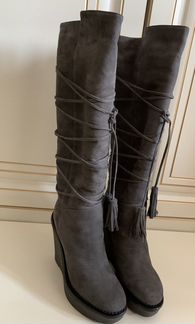 Сапоги новые зима Saint Laurent