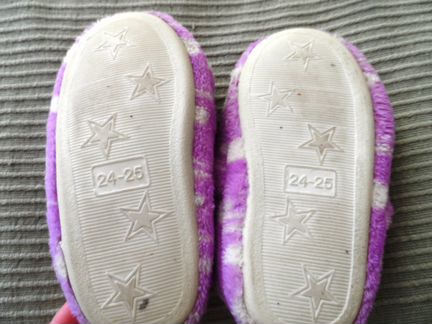 Мягкие тапочки для девочки 24-25