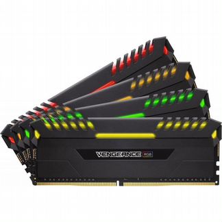 Память ddr4 Corsair vengeance rgb 32Гб (4х8) 3000м